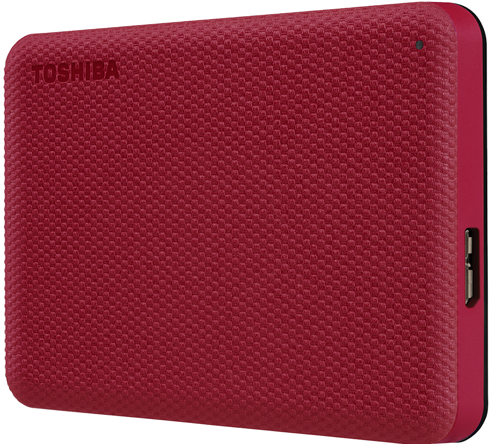 The Canvio Advance Portable External Hard Drive offers high storage capacity, quick access to stored content, and easy-to-use backup and security software.