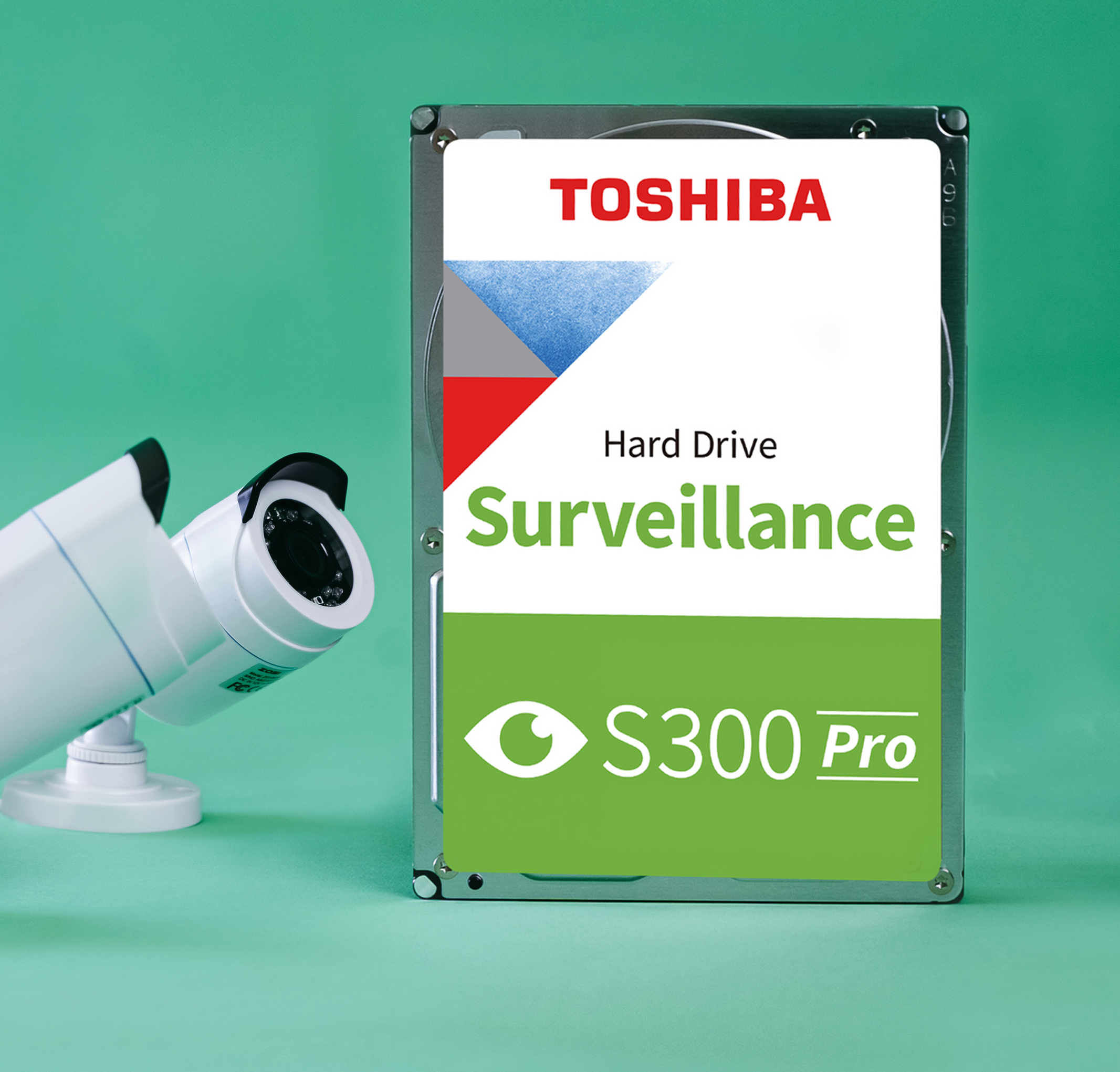 The S300 Pro Surveillance Hard Drive is designed to support up to 64 HD cameras.