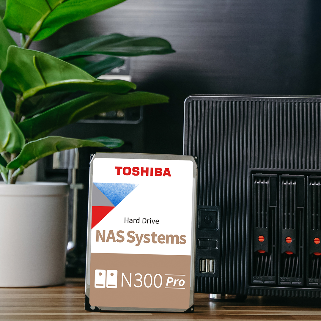 The N300 Pro is designed to work in wide temperature ranges and has built-in RV sensors to mitigate rotational vibration in a multi-user NAS environment.