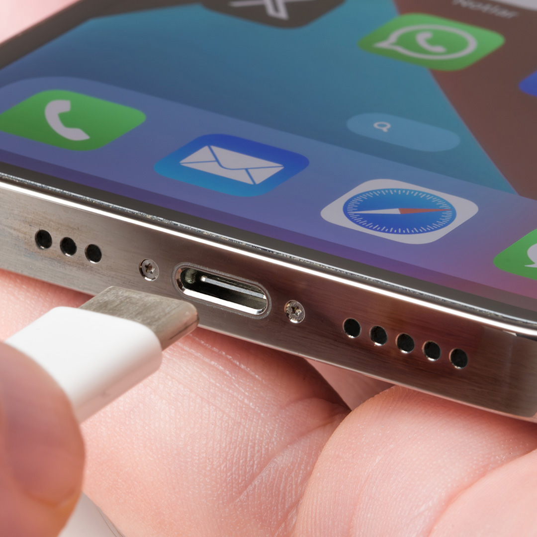 The Canvio Flex Portable External Hard Drive, connecting directly to any compatible USB-equipped device.