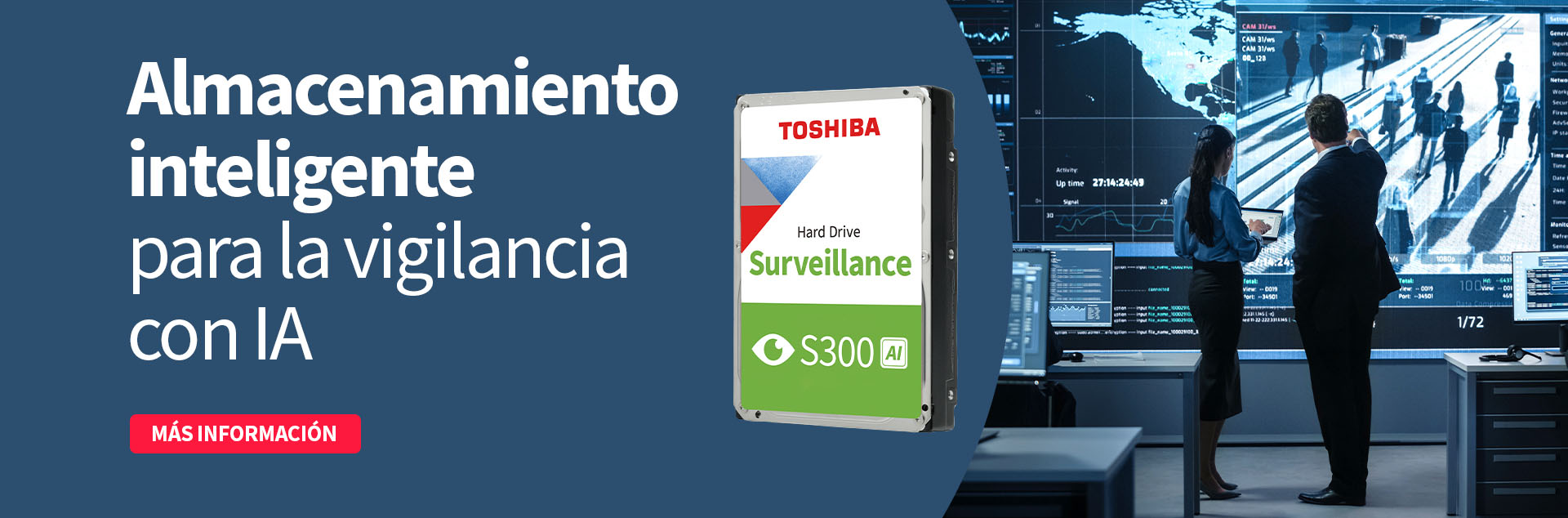 Image of S300 AI Banner - Smart storage for your AI-powereed surveillance